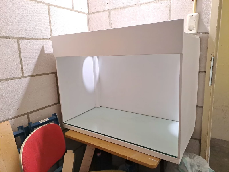 volledig geschilderde cabine