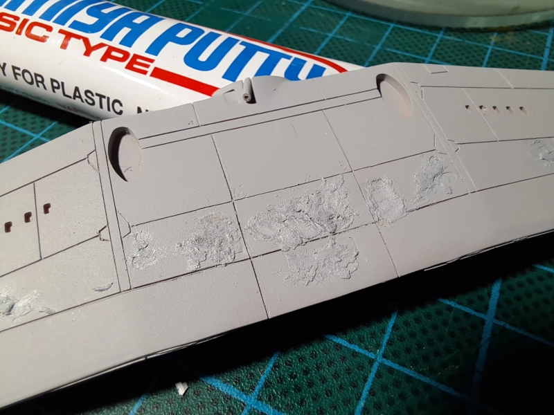 puttied onderkant nog een keer