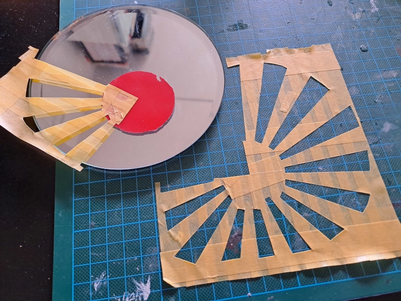 maskeertape stencil delen