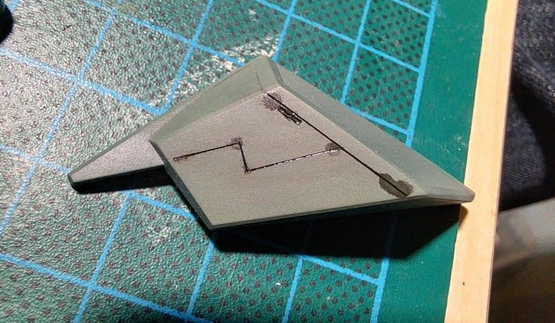 Correct aangebrachte panel liner