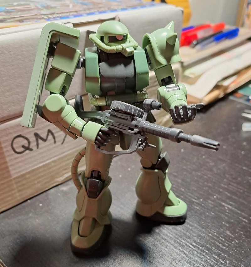 net geassembleerde zaku II