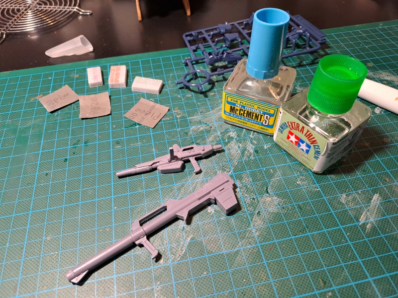 originele beam rifle en raketwerper