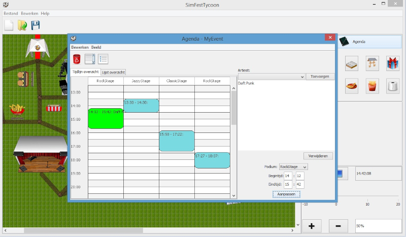 Screenshot festival simulator