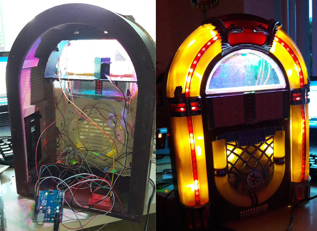 Jukebox fully assembled