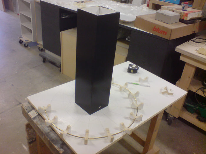 TeslaMaze tower base